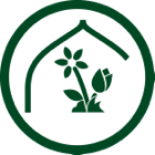 Gardening at home logo.
