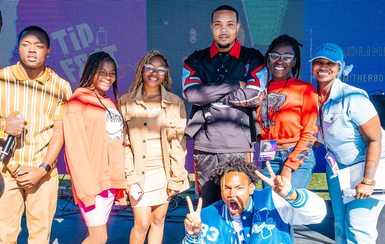 A group photo of the 2024 T.I.P. (Teens in the Parks) Fest winners.