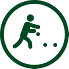Bocce ball icon
