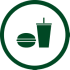 Food and drink available.
