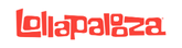 Red Lollapalooza festival logo on a white background.