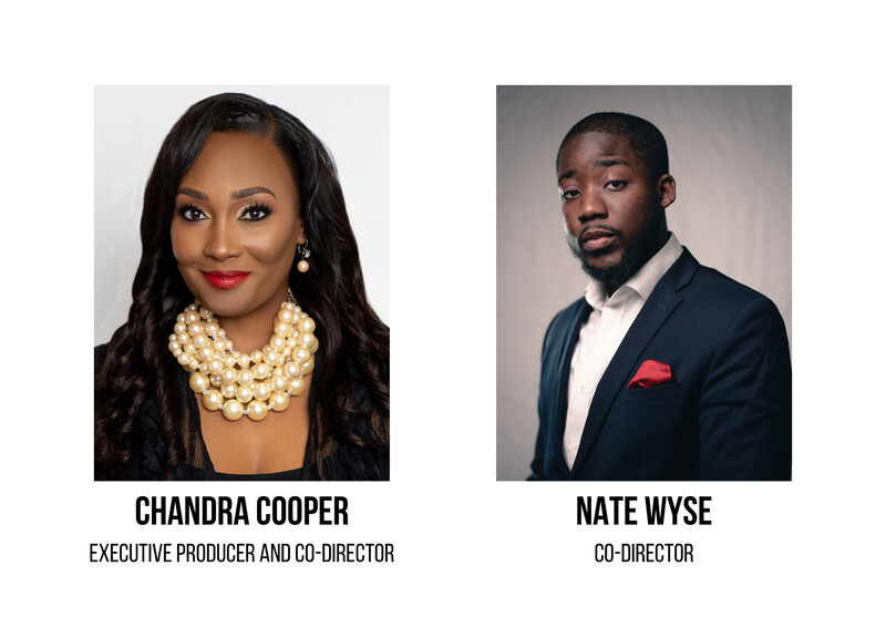 Headshots of Chandra Cooper, Executive Producer and Co-Director, and Nate Wyse, Co-Director.