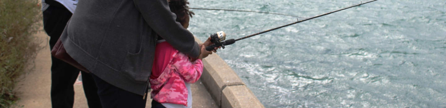 Fishing Areas.png Adult and child fishing from a pier.