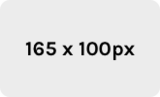 Gray rounded rectangle, 165 x 100 px.