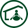 Boating shelter icon.
