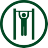 Pull-up bar icon.

