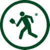 Pickleball icon.
