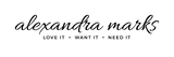 Alexandra Marks logo.